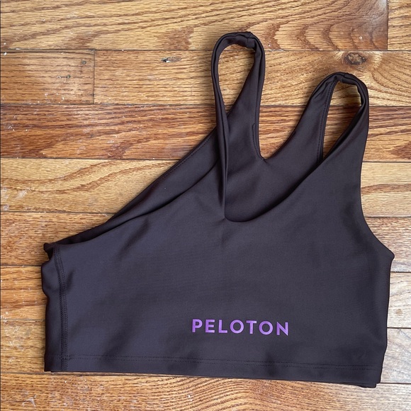 Peloton Other - Peloton Dark Brown Sports Bra with Purple Logo